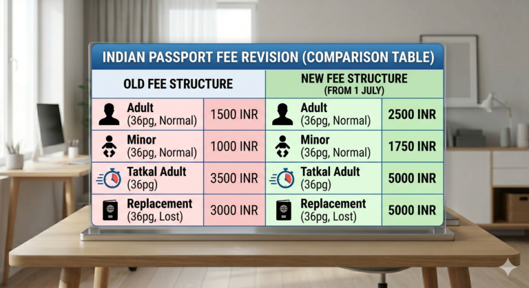 Passport Fee Been Increased?